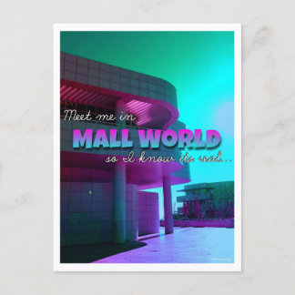 "Encuentrame en.." Postal del Mundo del Centro Com