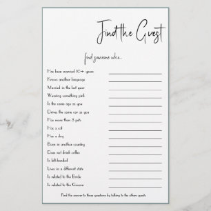 Encuentre el volante de la tarjeta del juego de in