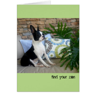 Encuentre su zen - TARJETA EN BLANCO Lola B.