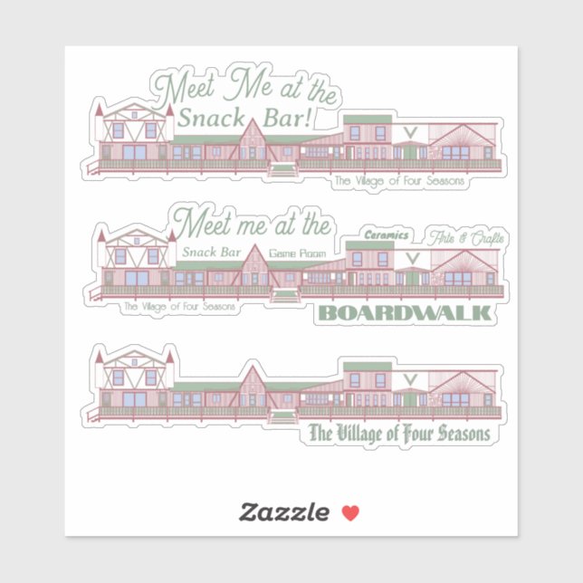 Encuéntrenme en el Pegatina de la Caravana de VOFS (Hoja)