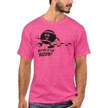 Encuéntrenme en la impresión en negro de camiseta 