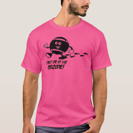 Encuéntrenme en la impresión en negro de camiseta