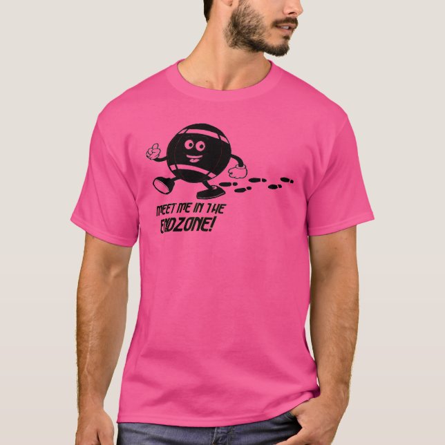 Encuéntrenme en la impresión en negro de camiseta  (Anverso)