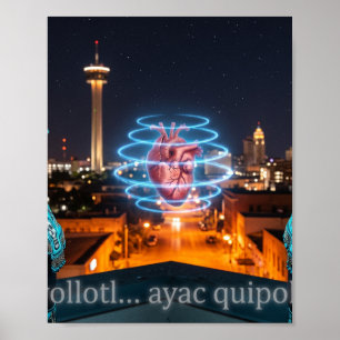 Encuentro de Miquiztli Calavera - Póster