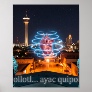 Encuentro de Miquiztli Calavera - Póster