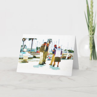 Encuentro del muelle de Viareggio, tarjeta de