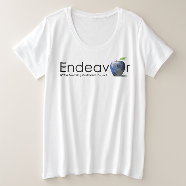 Endeavour Women's T-Shirt Plus Size (Anverso del diseño)