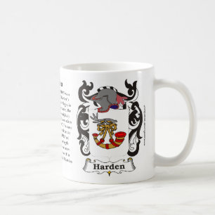Endurezca la taza del escudo de armas de la