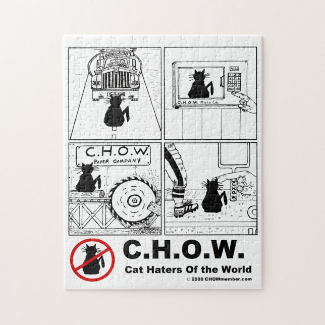 Enemigos del gato del rompecabezas del mundo (Vertical)