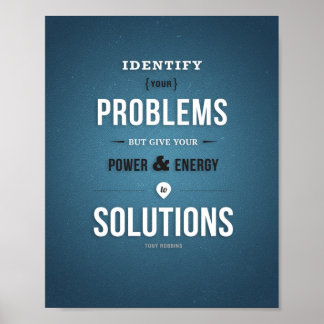 Energía a soluciones - Impresión artística de 8"x1