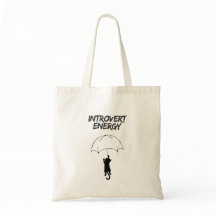 Energía de Introvertido – Bolsa de mano editable c