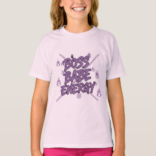 Energía de Jefa Babe – Camiseta blanca de Poder
