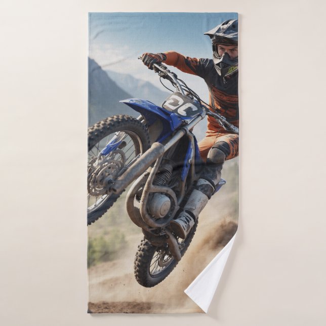 ¡¡Energía de Motocross!! (Toalla de baño)