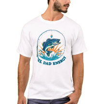 Energía de Papá de carrete Camiseta divertida para