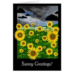 ¡Energía Flor! ~Girasoles~ Tarjeta de nota de escr