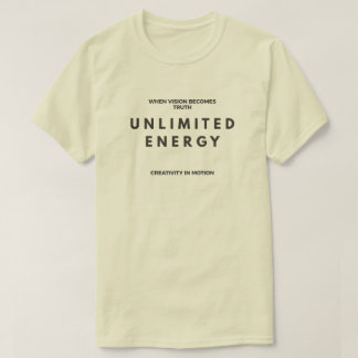Energía Ilimitada – Camiseta Minimalista Moderna
