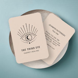 Energie Heiler Reiki Spiritual Brown Tarjeta de Ne