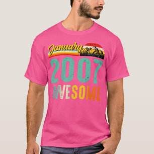 Enero de 2007 Nacimiento de la camiseta de regalo 