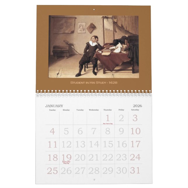 Enero de Heem - calendario 2013 (Jan 2026)