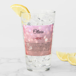 Enero Diseño de Birthstone Garnet