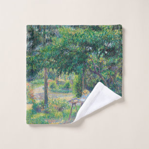 Enfants attabés dans le jardin Camille Pissarro