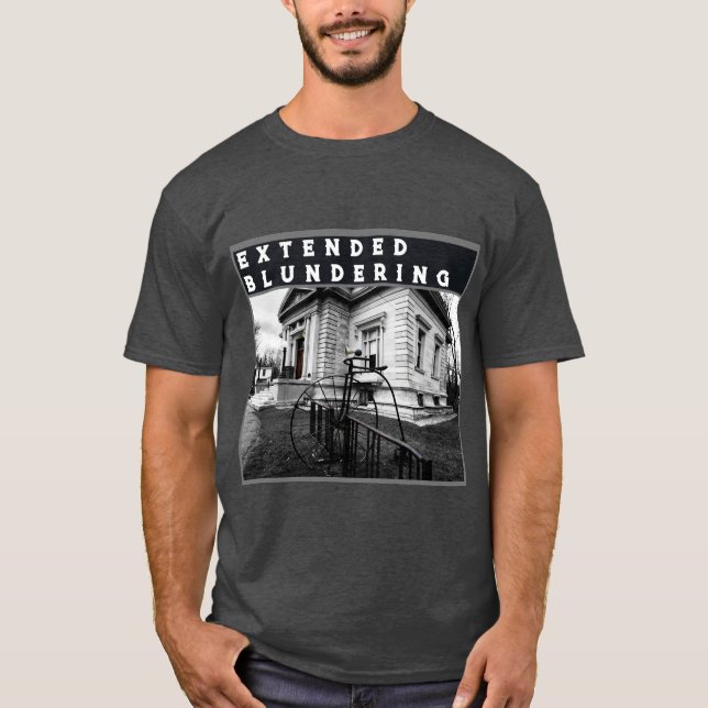 Énfasis derrotado B.W. camisa de lavado extendido (Anverso)
