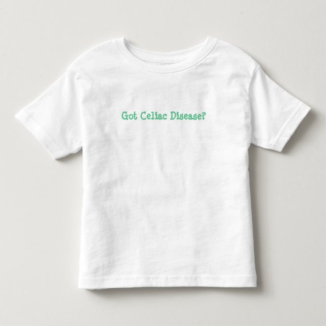 ¿Enfermedad celiaca conseguida? Camisa del niño (Anverso)