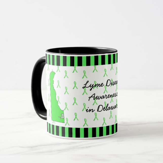 Enfermedad de Lyme en Delaware Taza de Café (Anverso izquierdo)