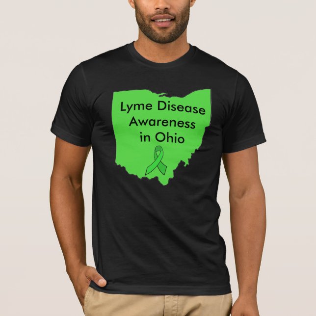 Enfermedad de Lyme en la camiseta de Ohio Awarenes (Anverso)