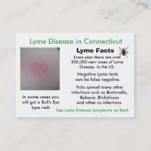 Enfermedad de Lyme en tarjetas de información de C