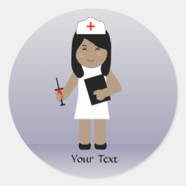 Enfermera 1 Pegatina Personalizado