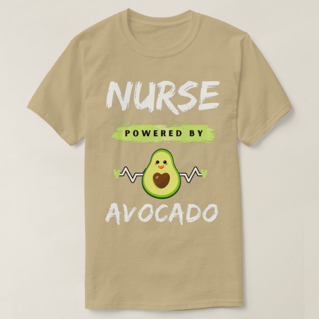 Enfermera Alimentada Por Camisa De Aguacate (Diseño del anverso)