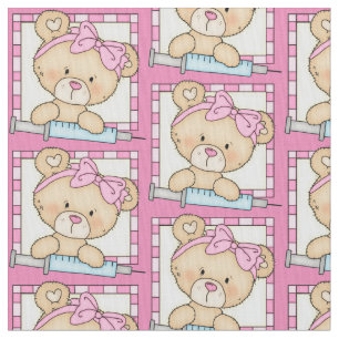 Enfermera Bear Pima tela de algodón
