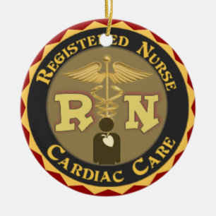 ENFERMERA CARDIACA DEL ORNAMENTO DEL NAVIDAD DE LA