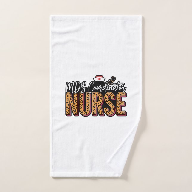 Enfermera Coordinadora de MDS Diseño de Camiseta V (Toalla de mano)