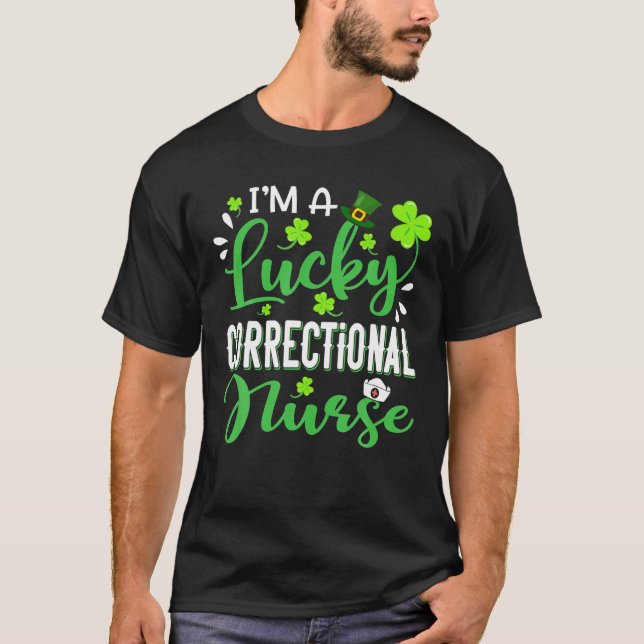 Enfermera correccional afortunada Shamrock Top Hat (Anverso)
