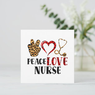 Enfermera de amor por la paz - Diseño de enfermera