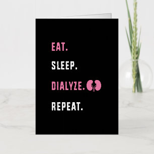 Enfermera de diálisis de sueño de consumo repetida