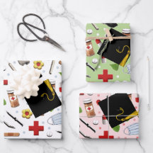Enfermera de Graduación Regalo Hojas de Papel de E