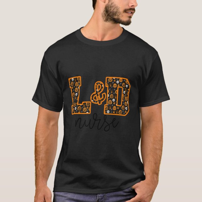 Enfermera De La Camisa De Halloween De Trabajo Y E (Anverso)