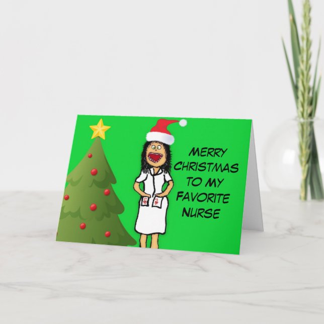 Enfermera de las Felices Navidad (Anverso)