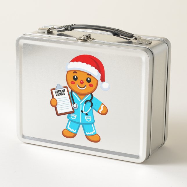 Enfermera de pan de jengibre Navidad 2026 Feriado  (Anverso)