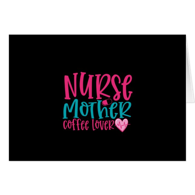 Enfermera de regalo de enfermera madre de café ama (Anverso (Horizontal))