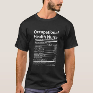 Enfermera de salud ocupacional de camiseta Nutrici