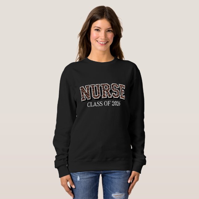 Enfermera de sudadera de la enfermera con personal (Anverso completo)