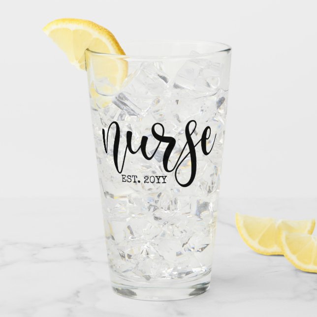 Enfermera del año Personalizado Est Enfermera estu (Anverso (hielo))