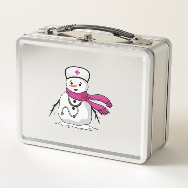 Enfermera divertida con estetoscopio (Anverso)