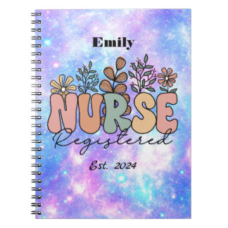 Enfermera Est. Cuaderno para fotos con espiral