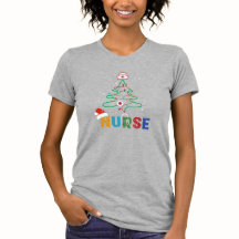 Enfermera Gorra de enfermería de Navidad camiseta
