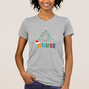 Enfermera Gorra de enfermería de Navidad camiseta